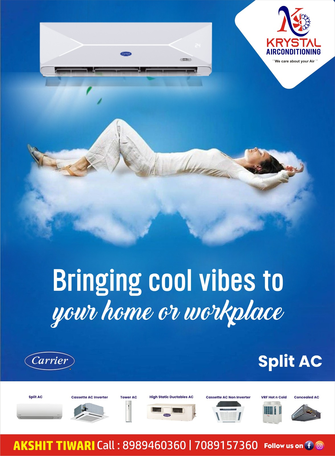Carrier Split AC Dealer in Indore